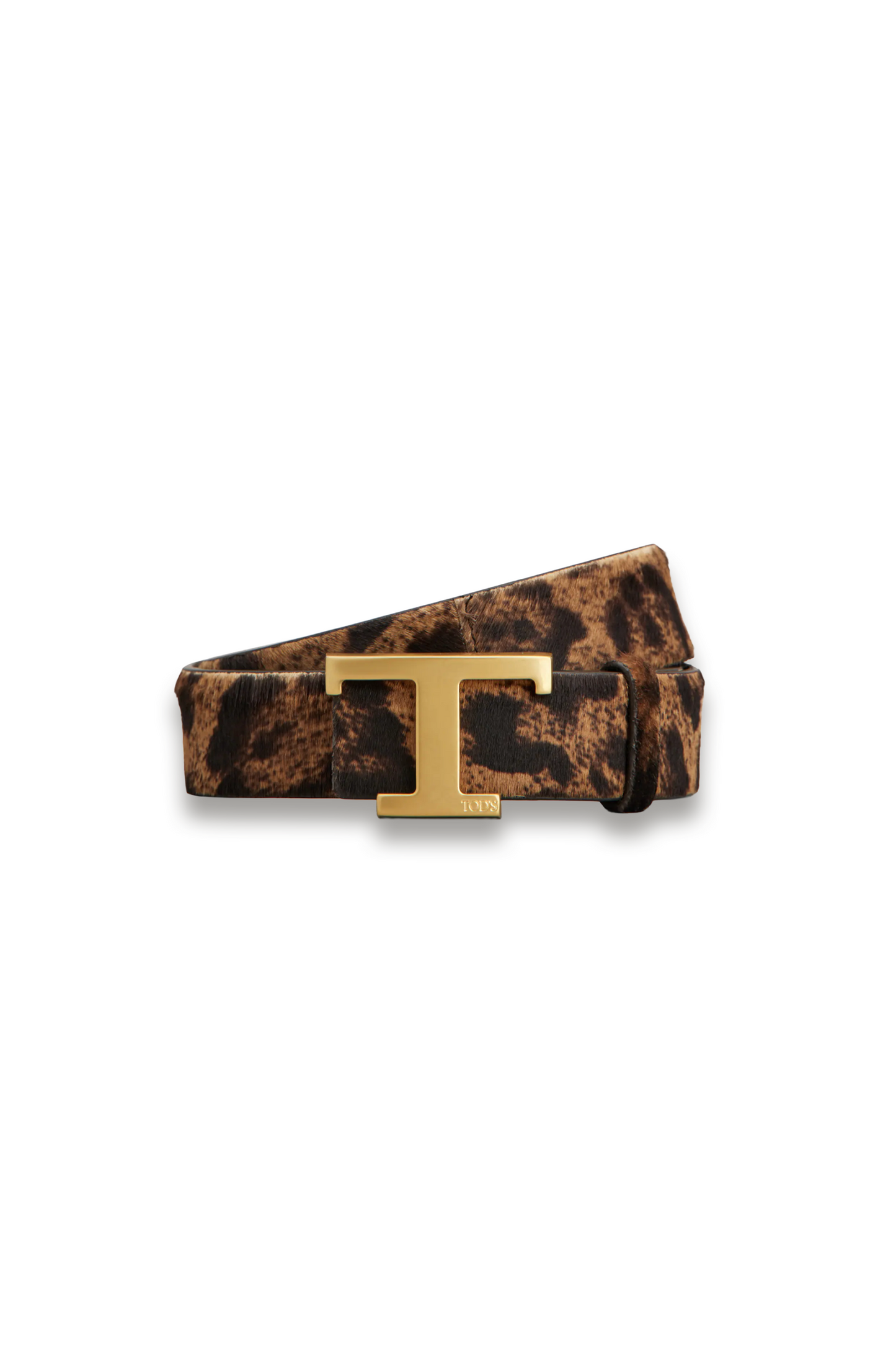 T Timeless Reversible Belt in Pony Effect Leather