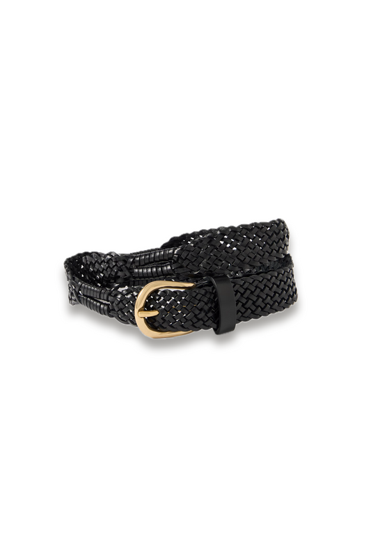Woven Leather Belt