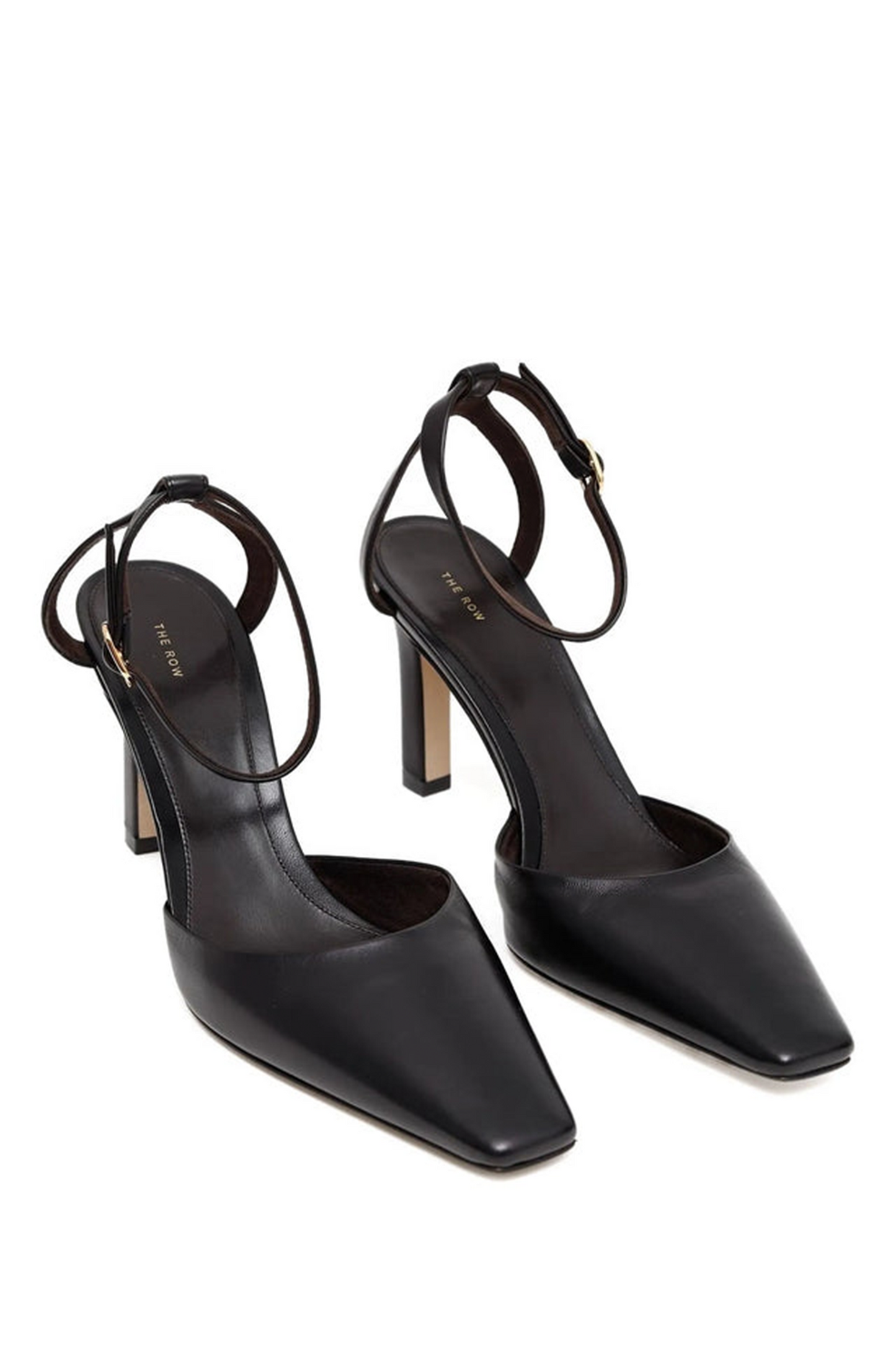 Ankle-strap Pointed-toe Flats