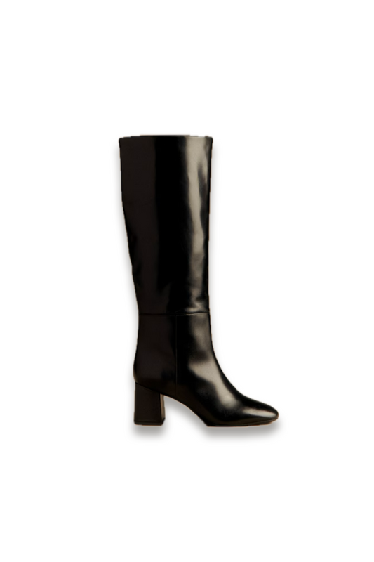 Theodora Boots in Glossy Black