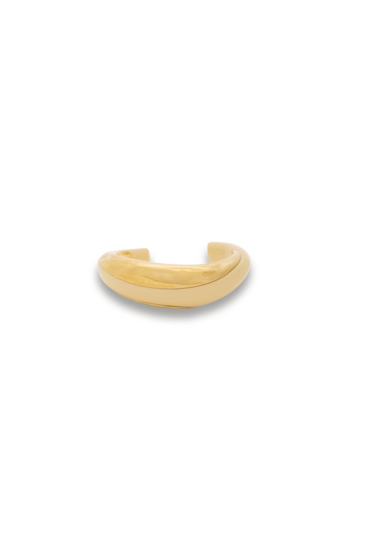 Glaze Resin and Brass Bracelet