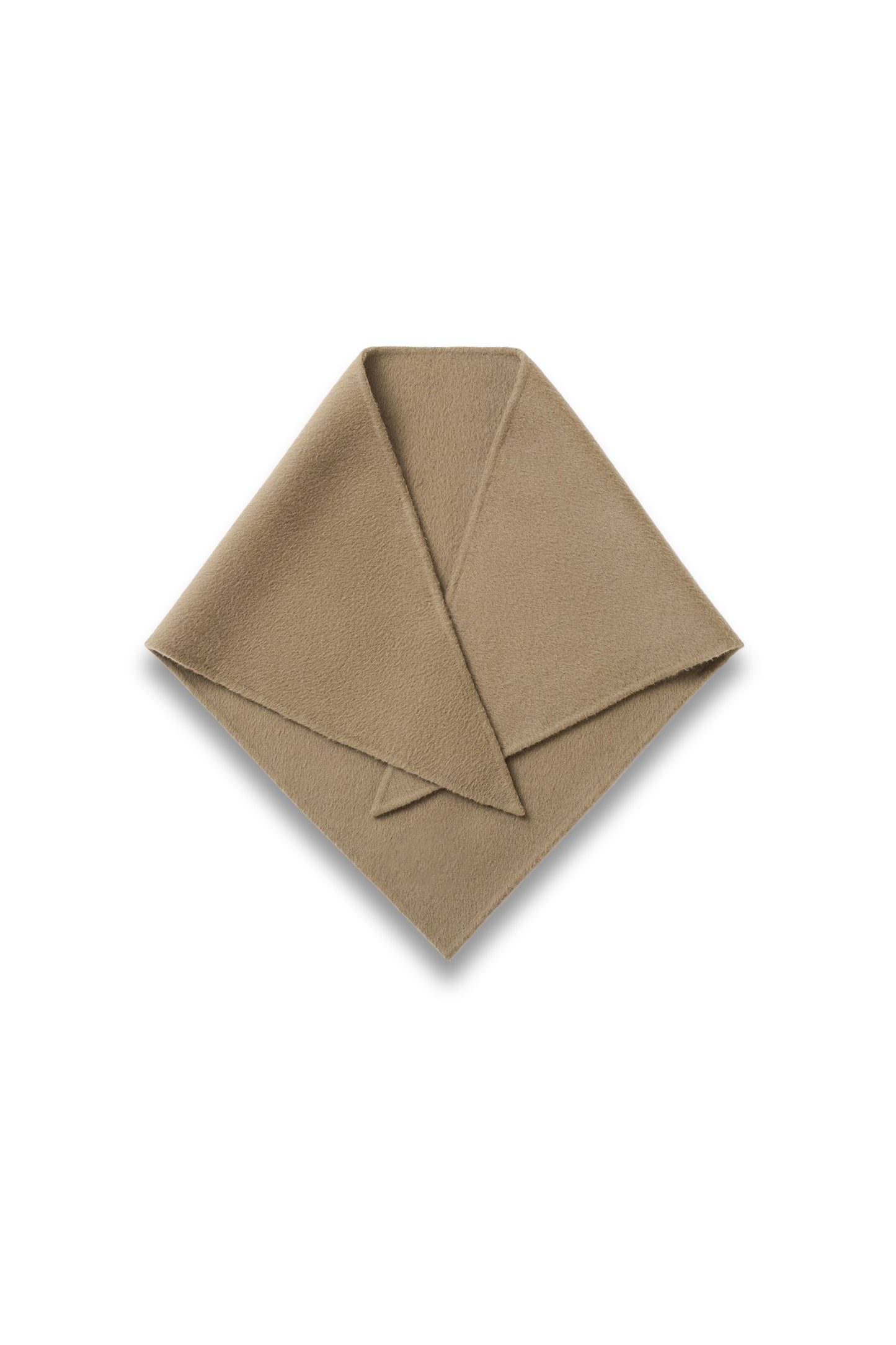 Miley Triangle Scarf in Tan