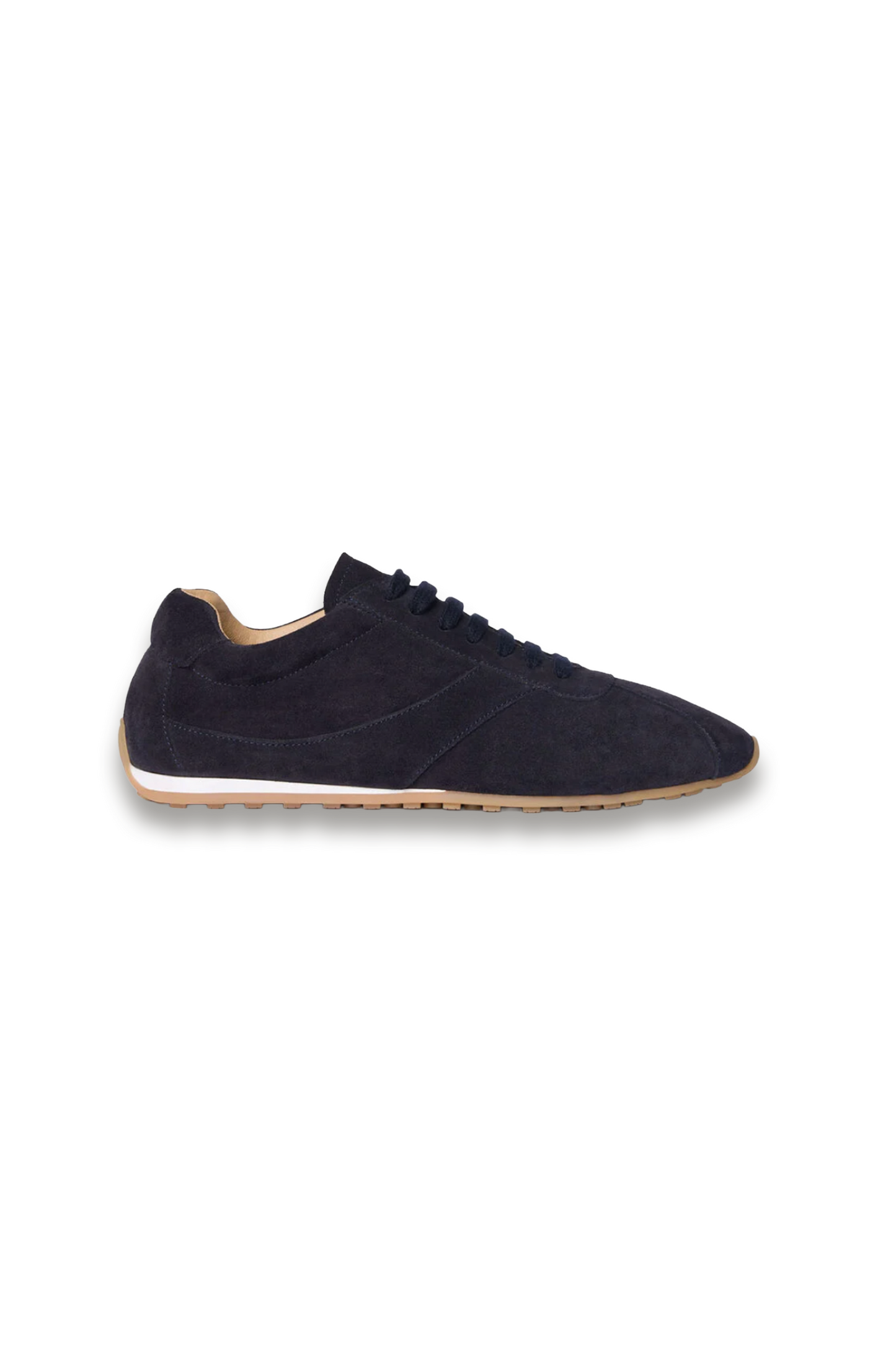 Navy Soft Suede Unlined Sneaker