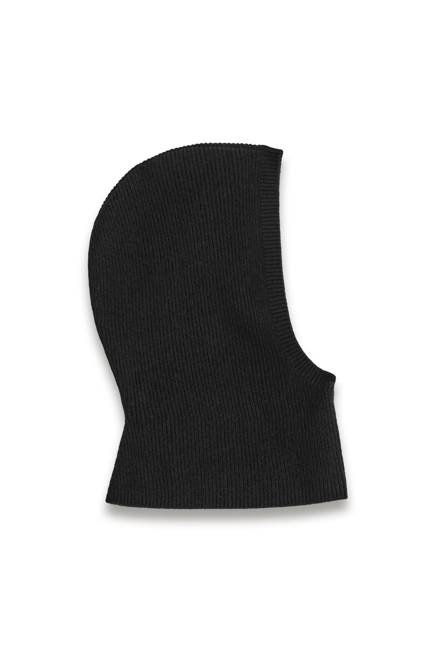 Ribbed Wool-cashmere Balaclava