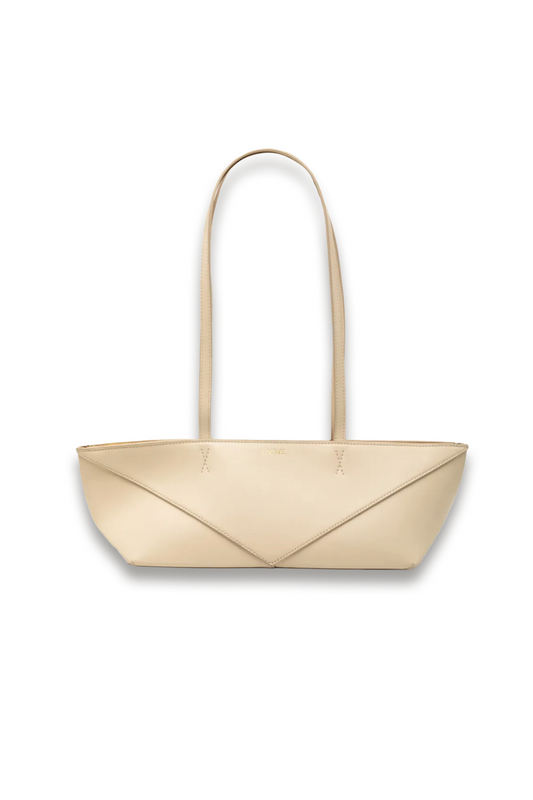 2023 Calfskin Cropped Puzzle Fold shoulder bag