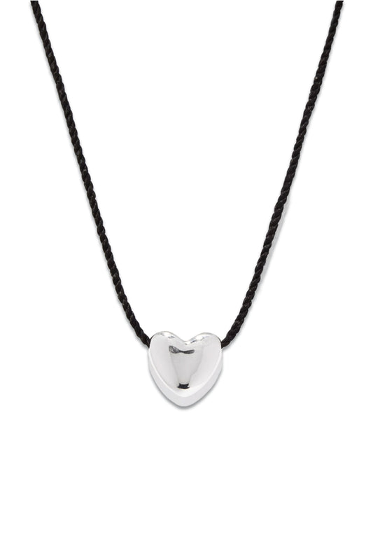 Heart Small Sterling-Silver Pendant Necklace