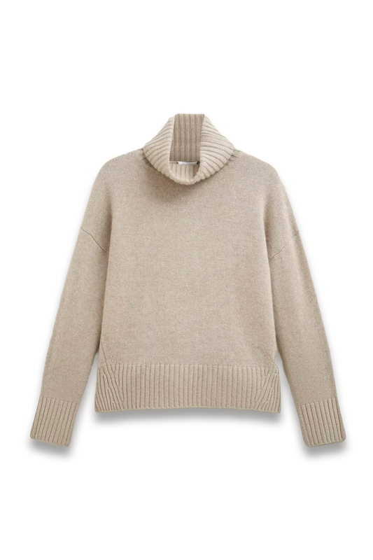 Gabi Rollneck Wool Jumper with Cashmere