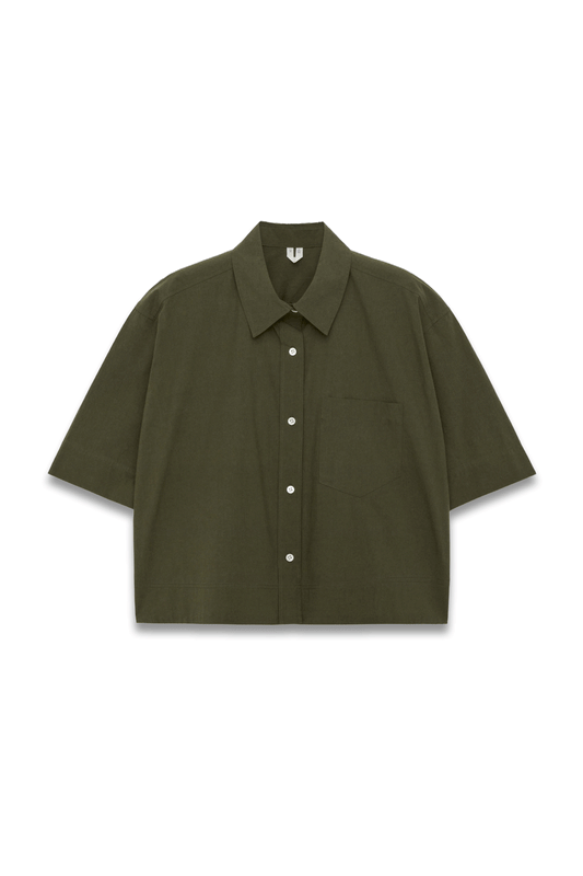 Short-Sleeve Cotton Shirt