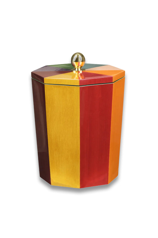 Rainbow Lacquered Ice Bucket