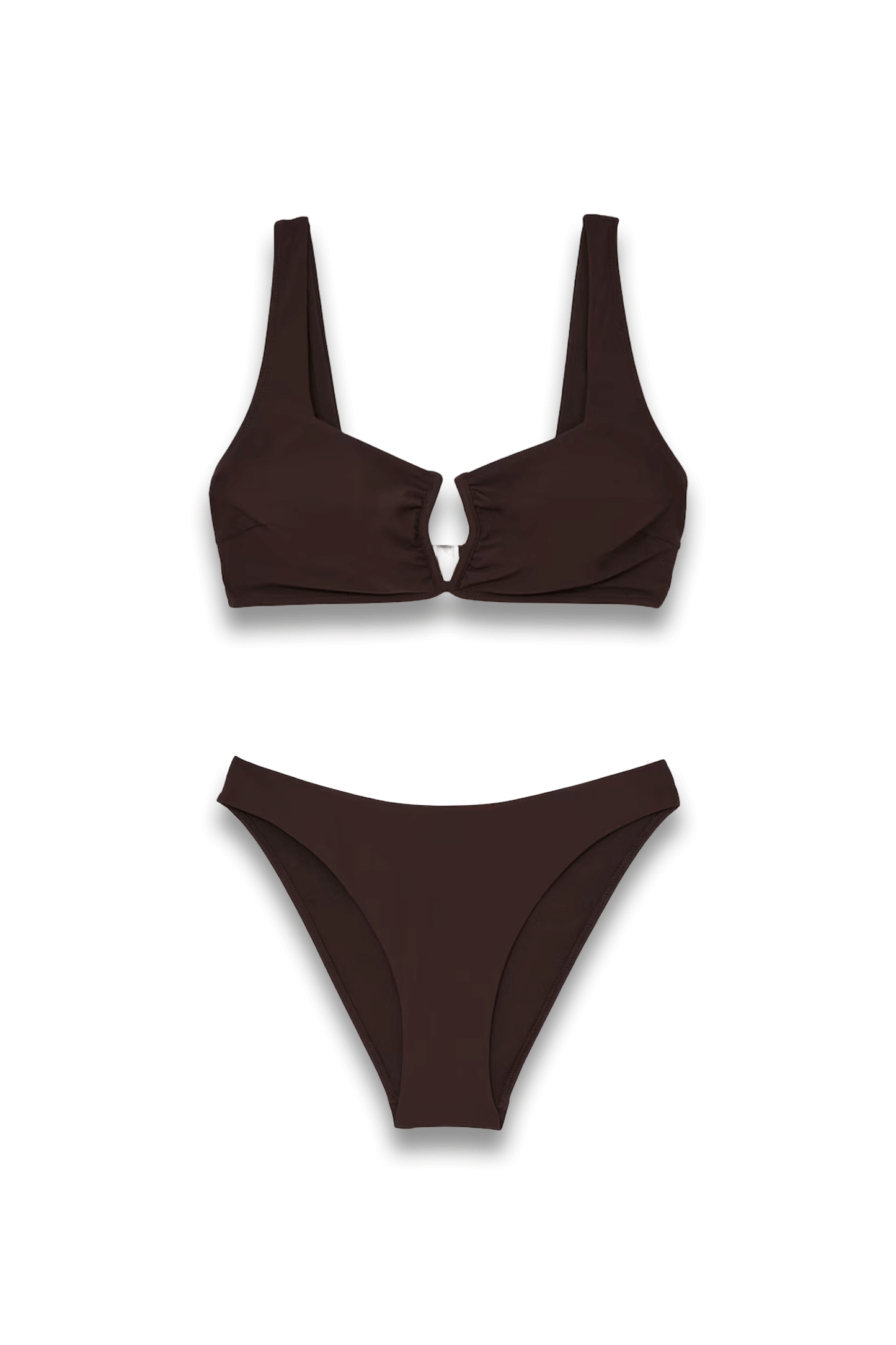 Alba V-Front Bikini Top and Mid-Rise Bottoms
