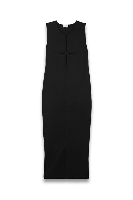 Hal Paneled Cotton-jersey Midi Dress