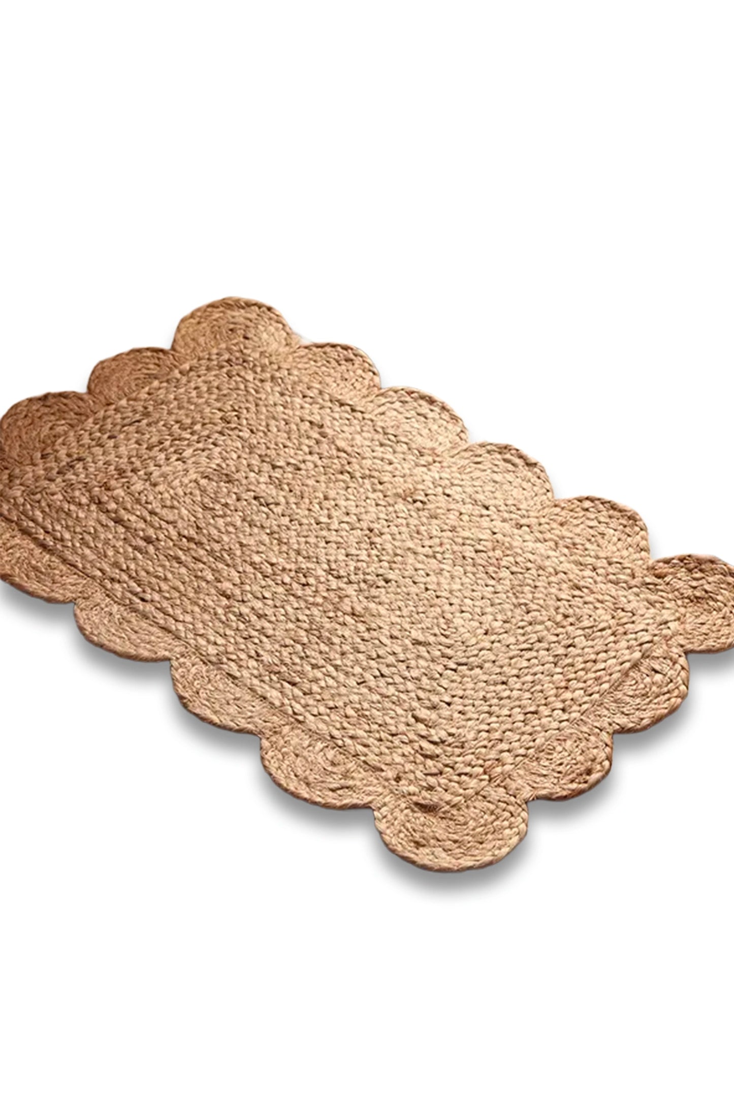 Scalloped Jute Doormat