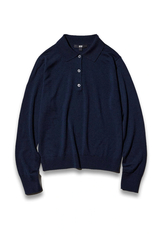 100% Merino Polo Jumper