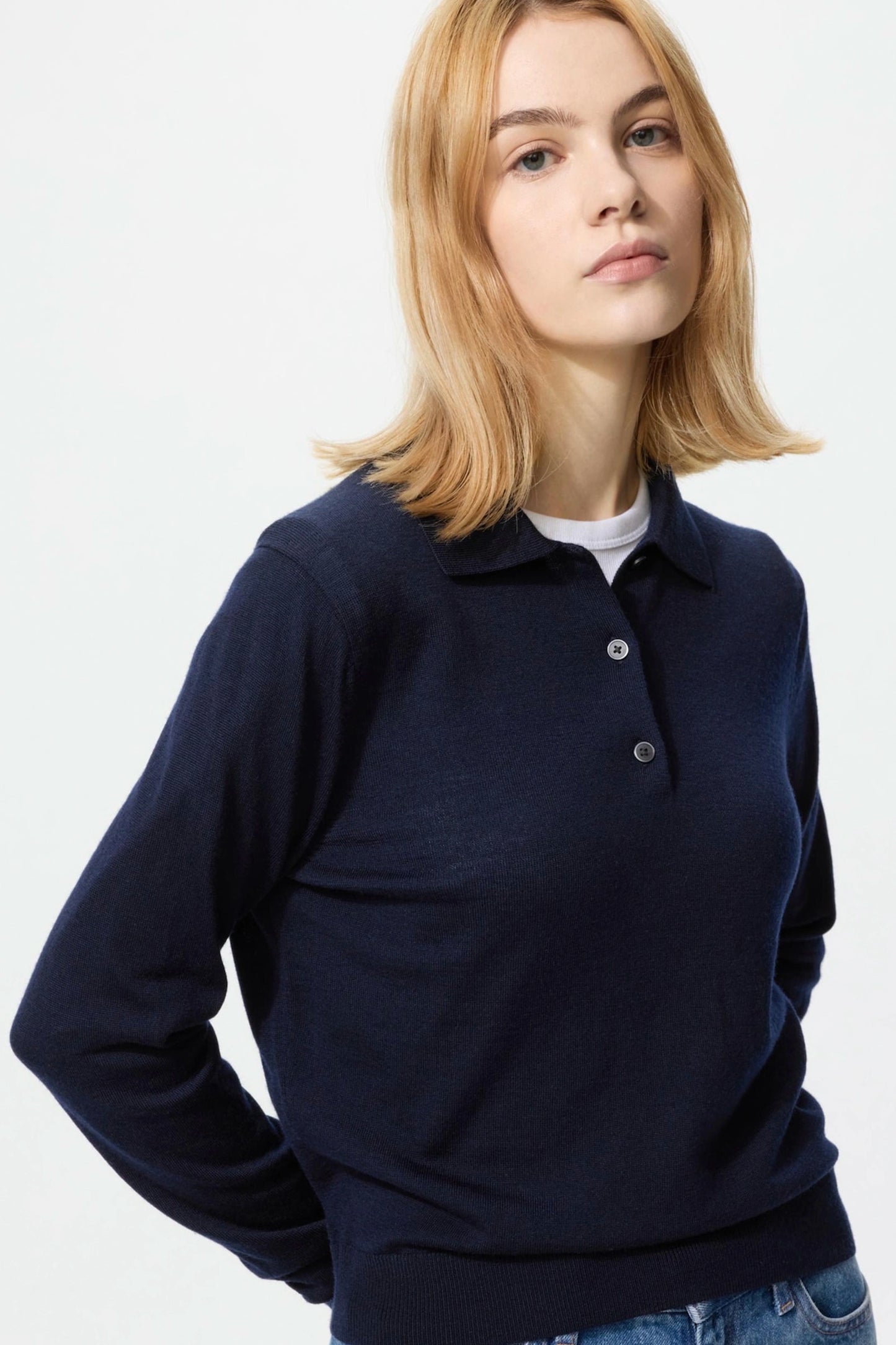 100% Merino Polo Jumper