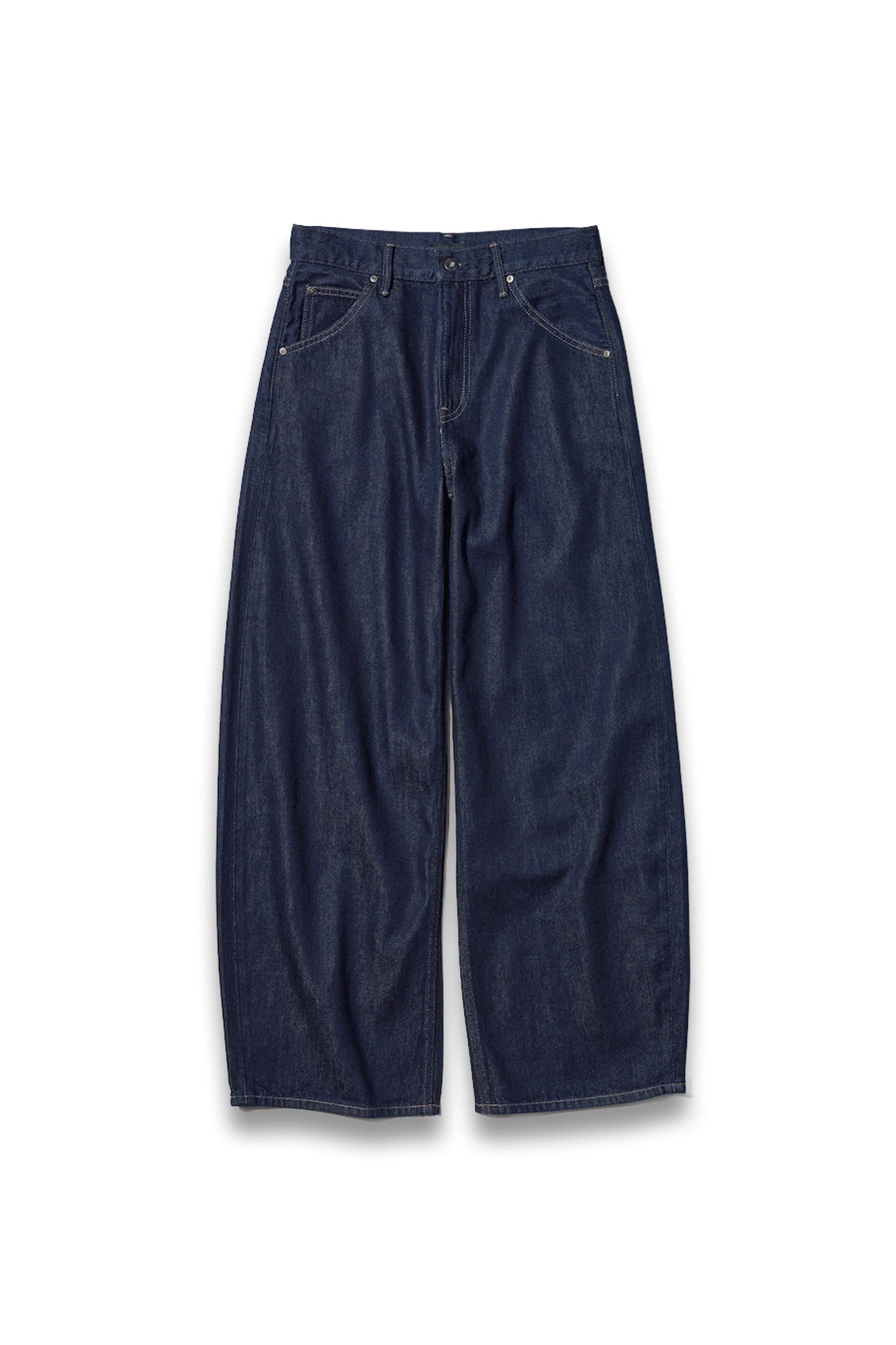 Baggy Curve Jeans in Navy