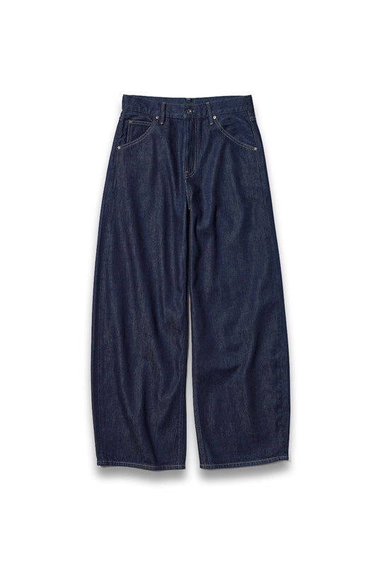 Baggy Curve Jeans in Navy