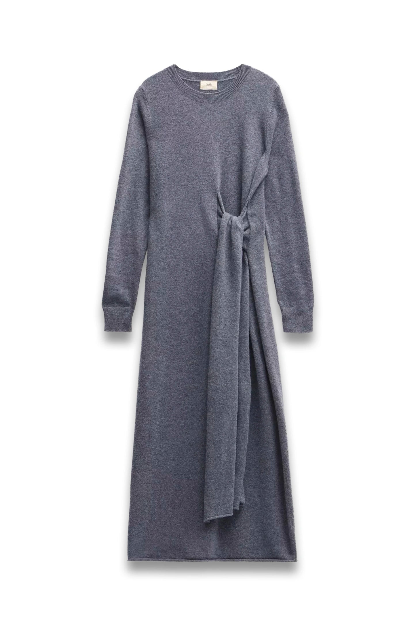 Tilly Tie Waist Merino Wool Midi Dress