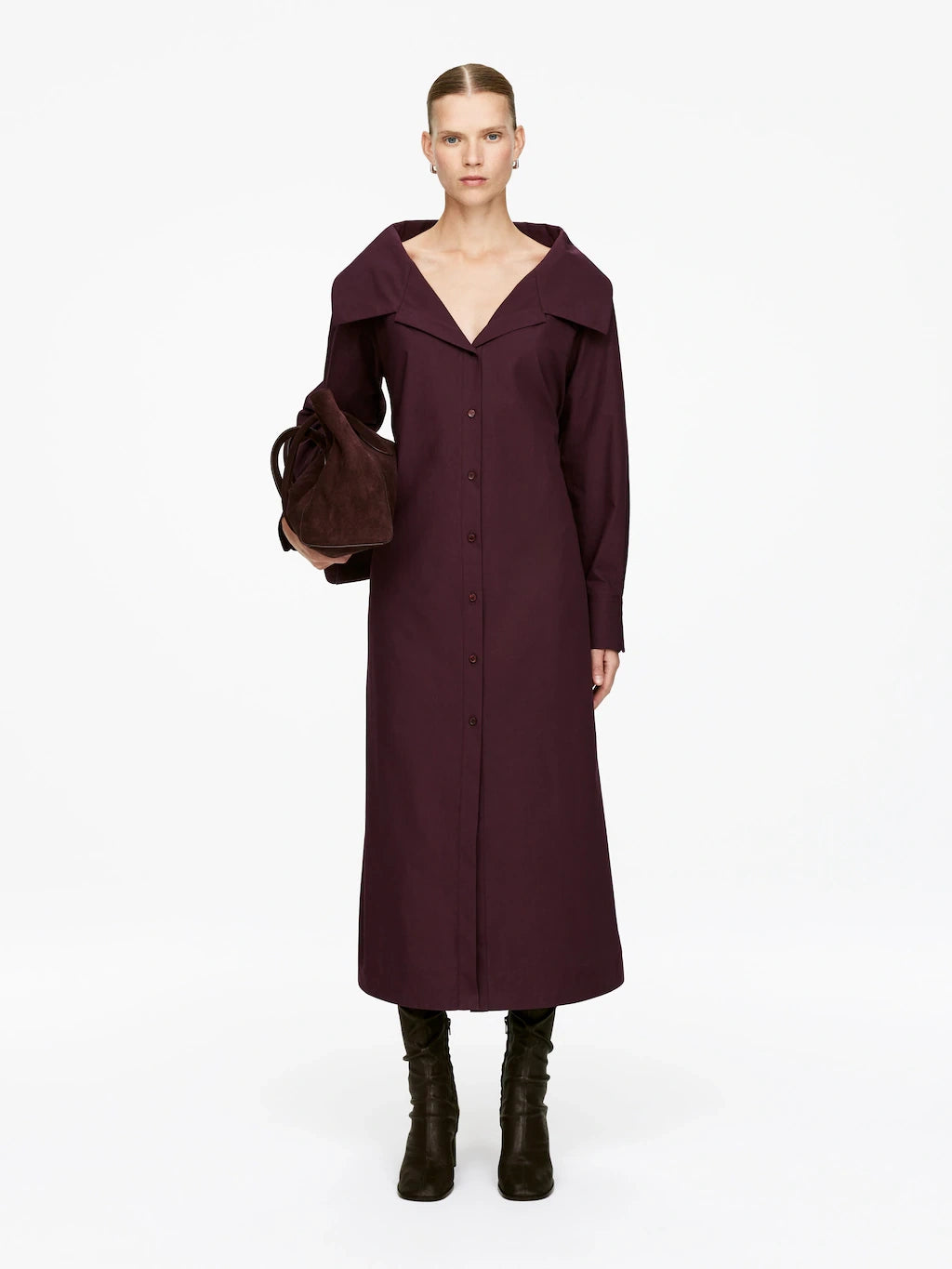 Open-collar Dress