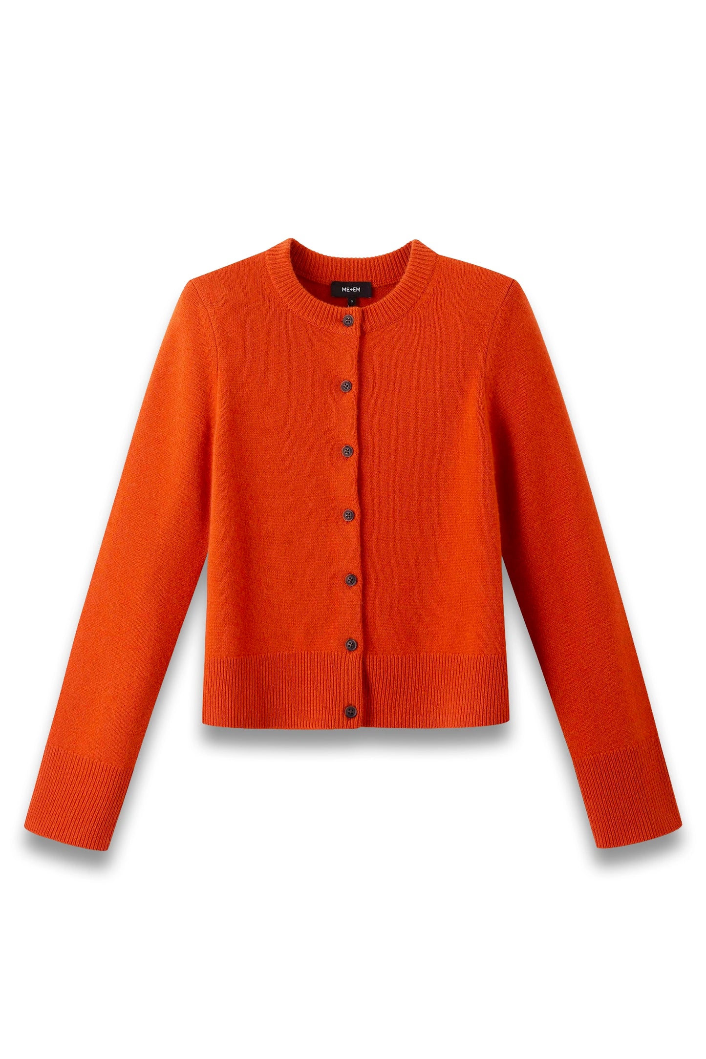 Cashmere Straight Buttoned Cardigan