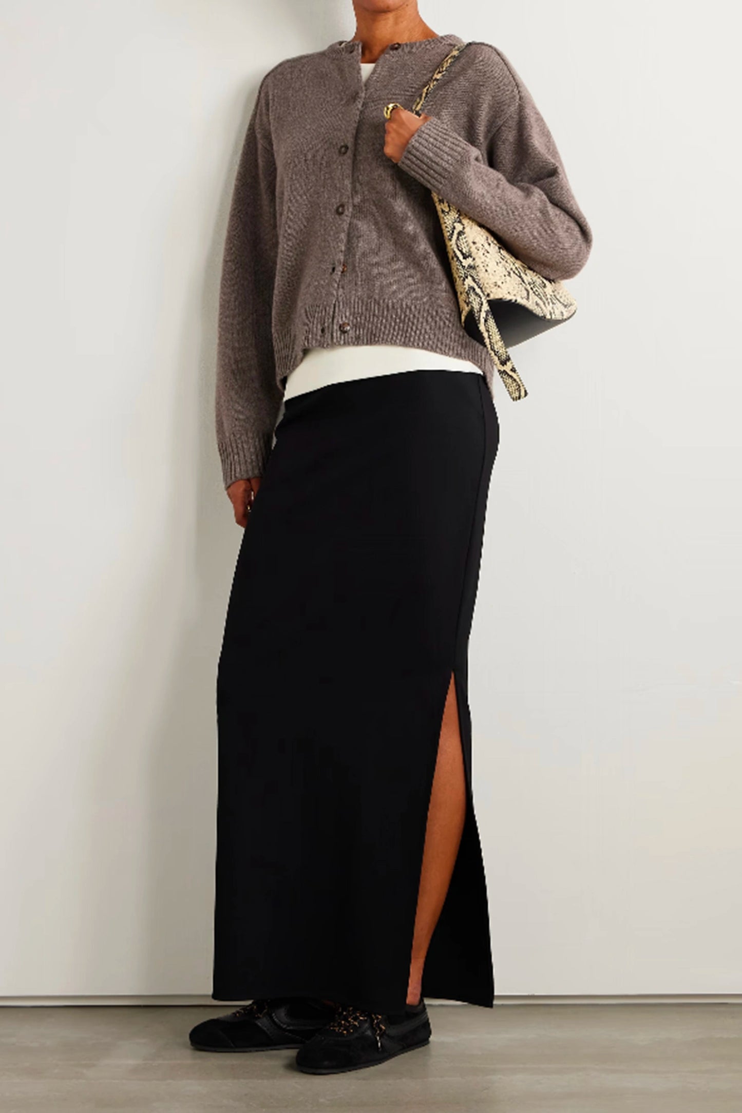 Aidar Merino Wool and Cashmere-blend Cardigan