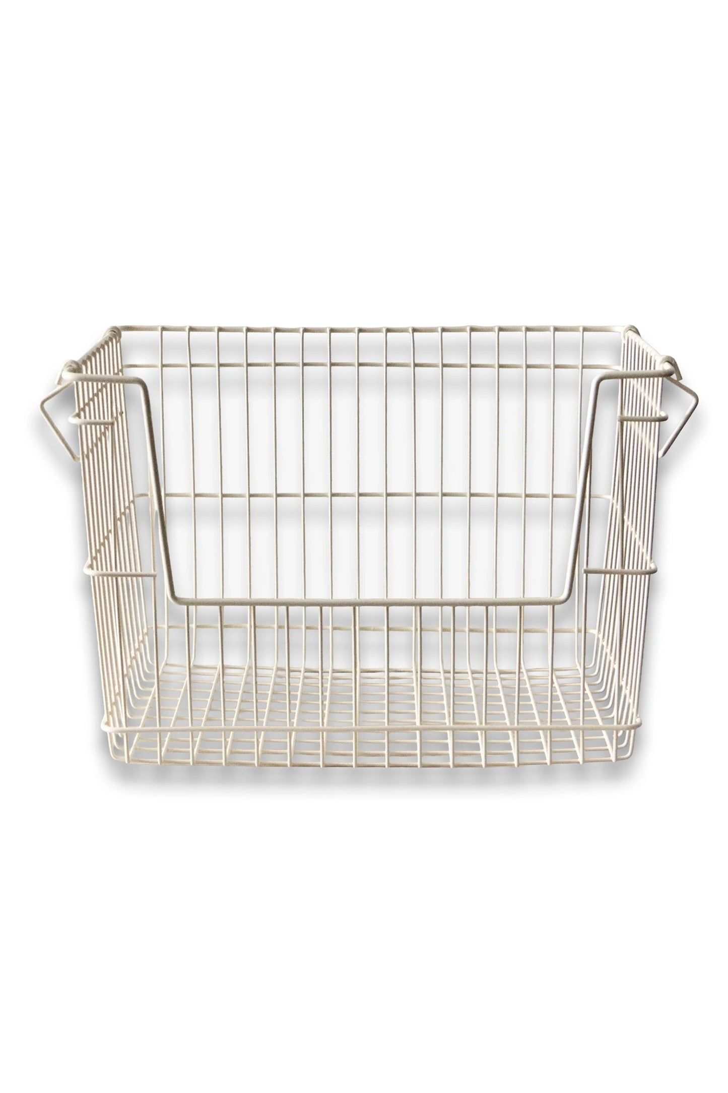 Stackable Lacquered Metal Basket