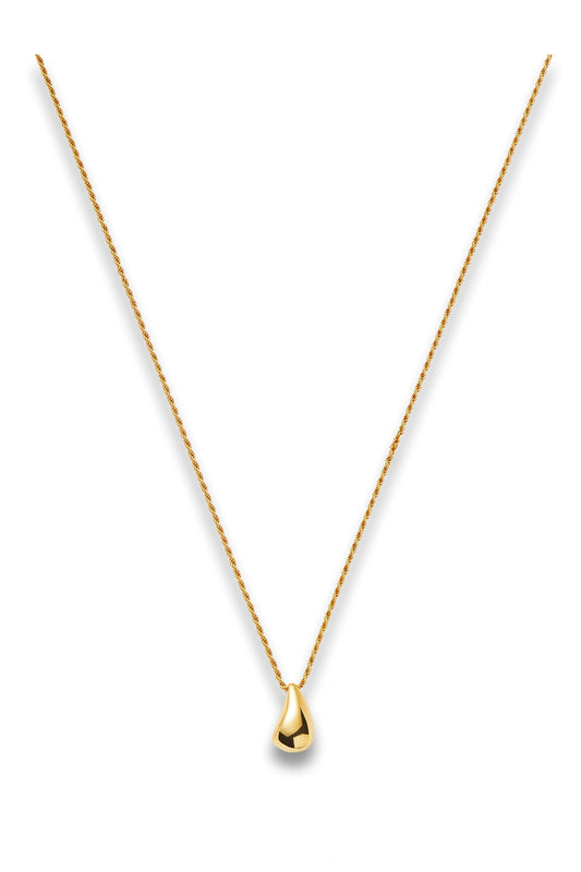 Savi Sculptural Droplet Pendant Necklace
