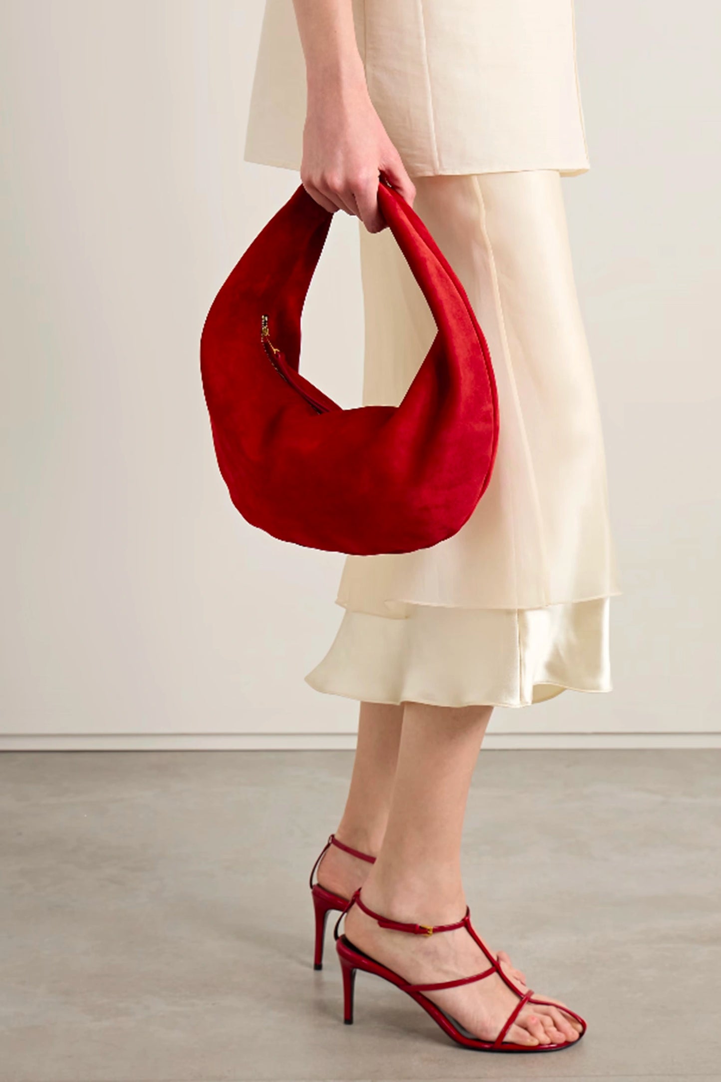 Olivia Medium Suede Tote