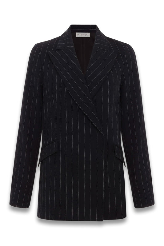 Pia Pinstripe Blazer
