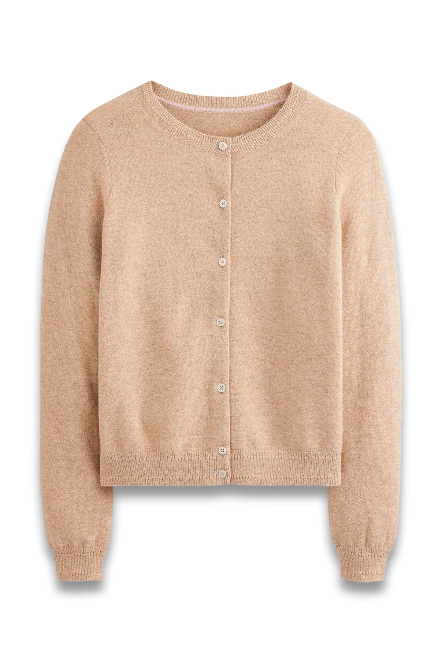 Eva Cashmere Crew Cardigan