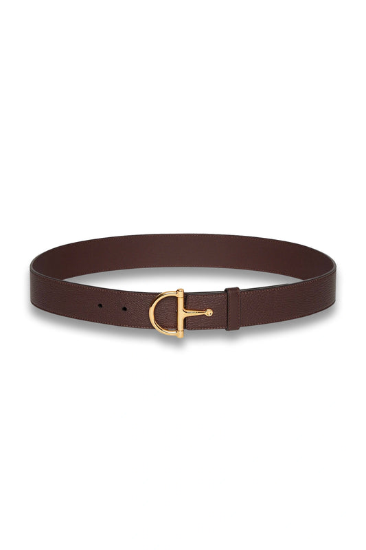 Belt With Half-Horsebit Buckle