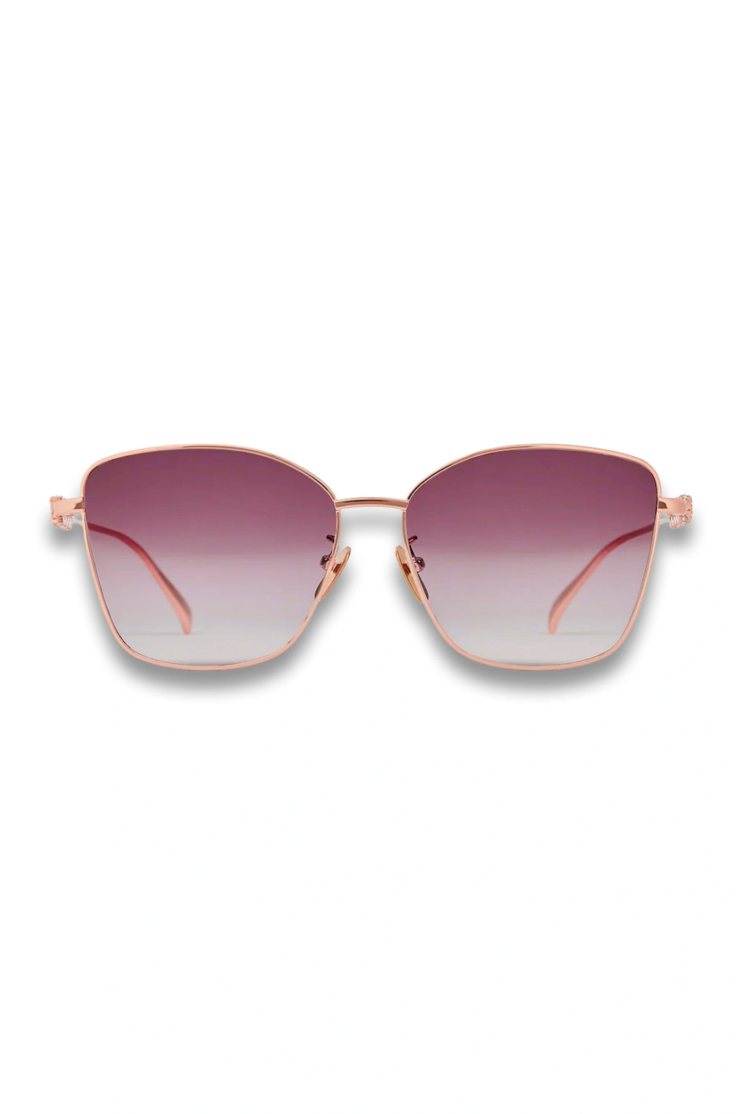 Low Nose Bridge Fit Butterfly Sunglasses