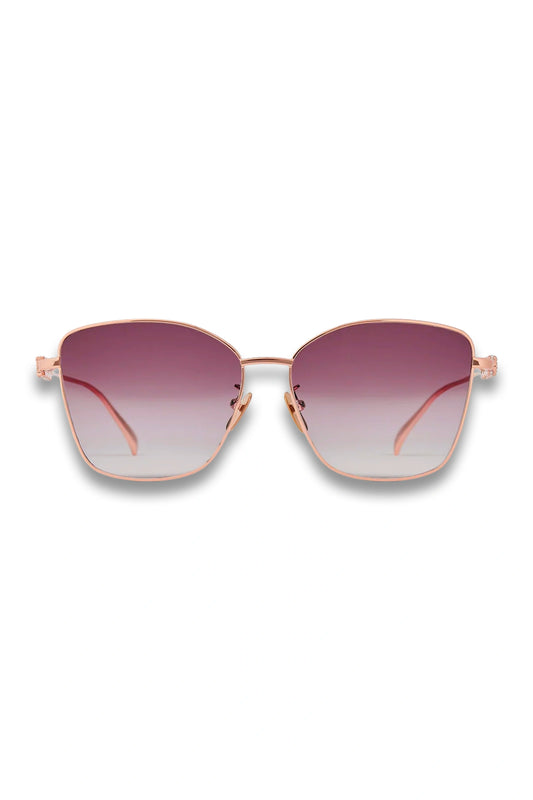 Low Nose Bridge Fit Butterfly Sunglasses