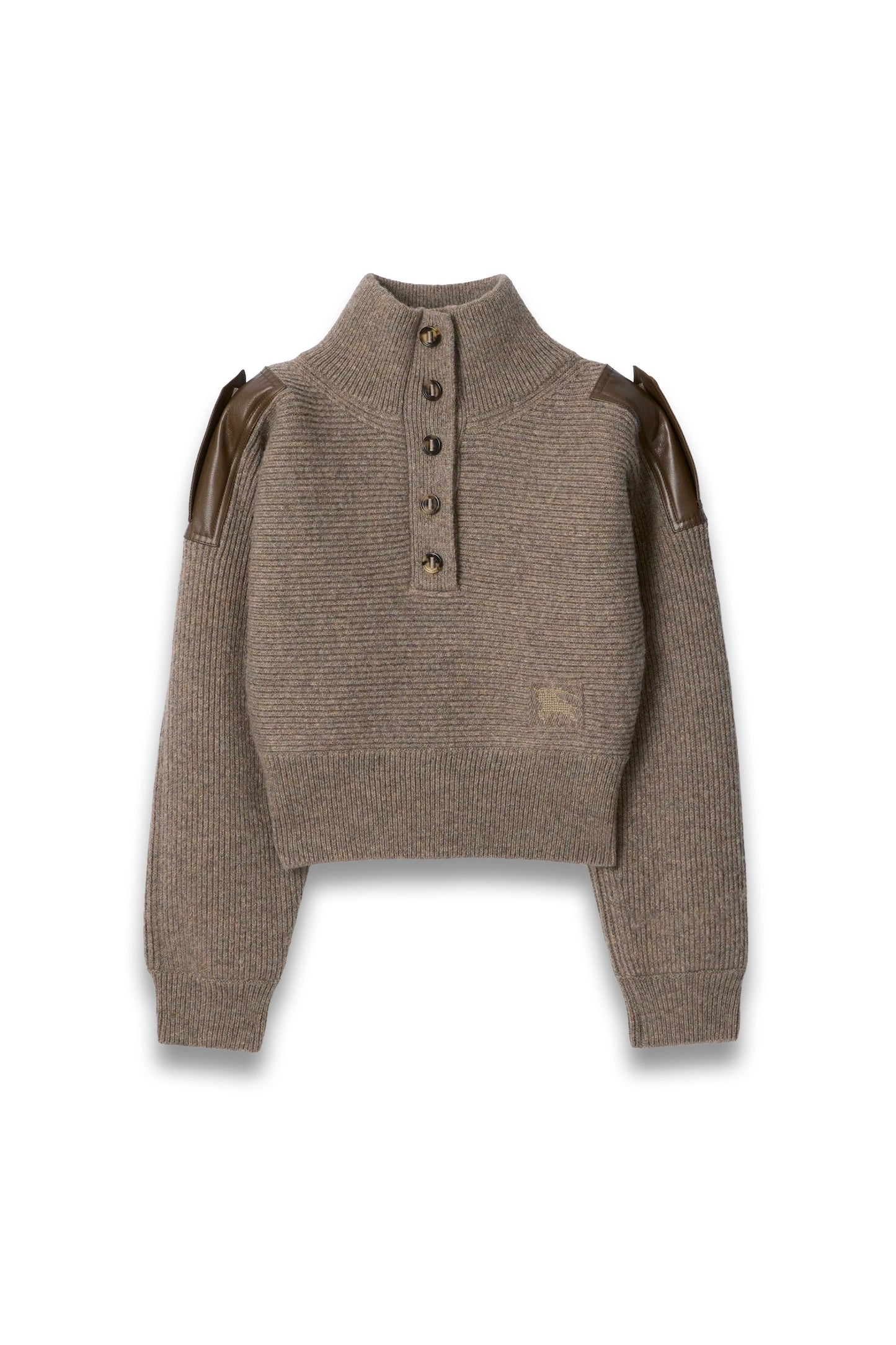 Wool Half-button Sweater
