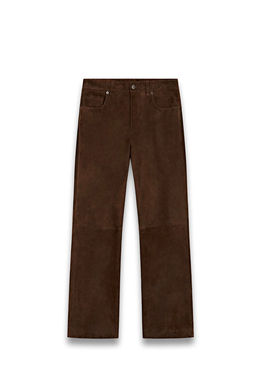 Suede Leather Trousers