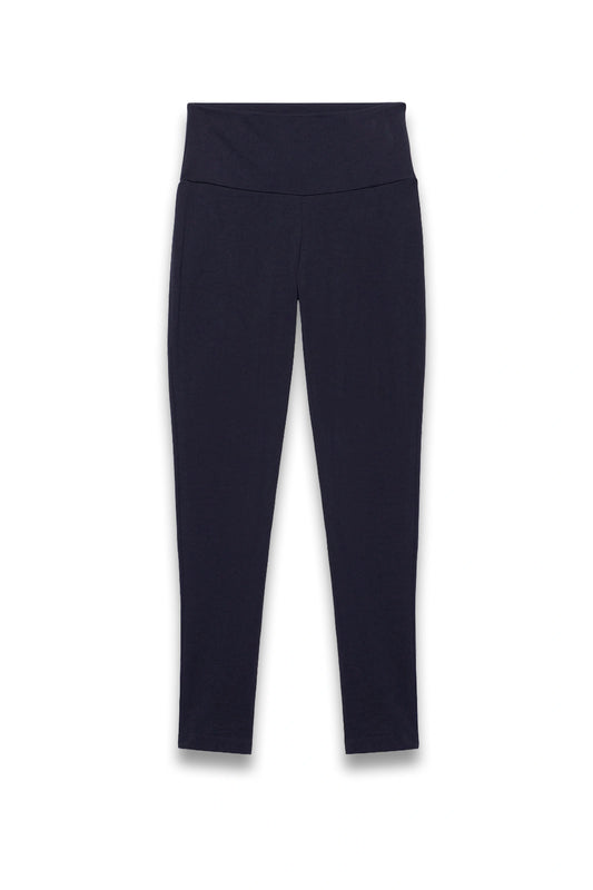 Navy Straight Leggings