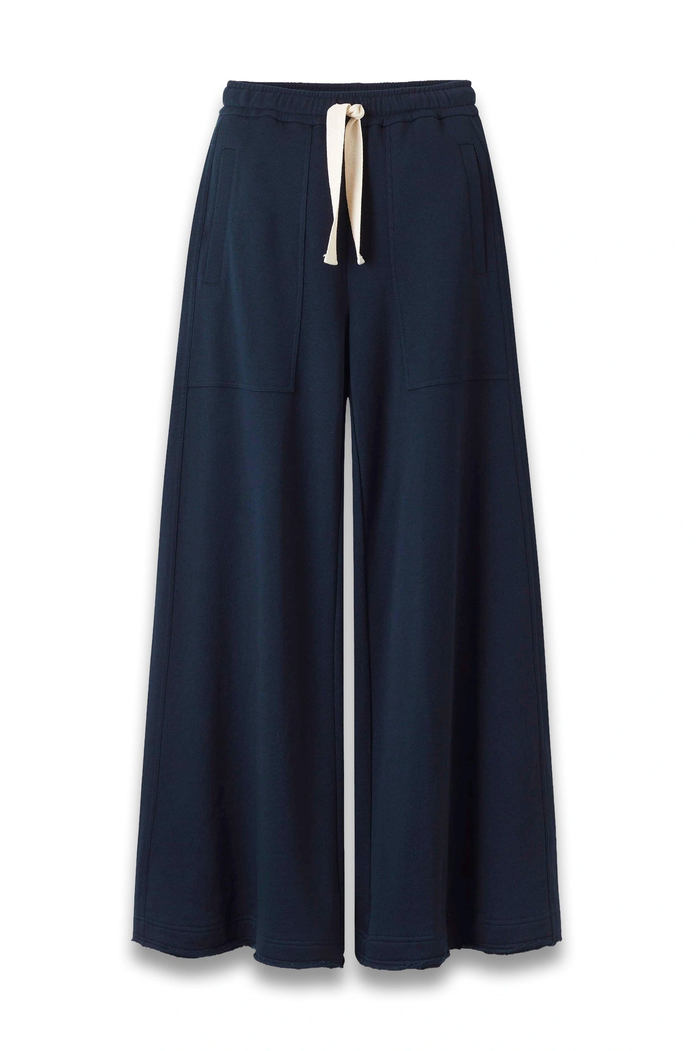 Drawstring Slouchy Wide-Leg Trouser