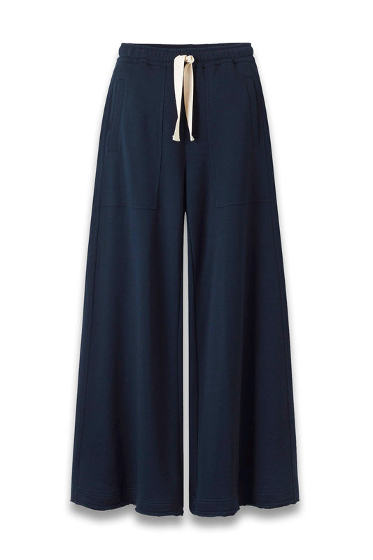 Drawstring Slouchy Wide-Leg Trouser