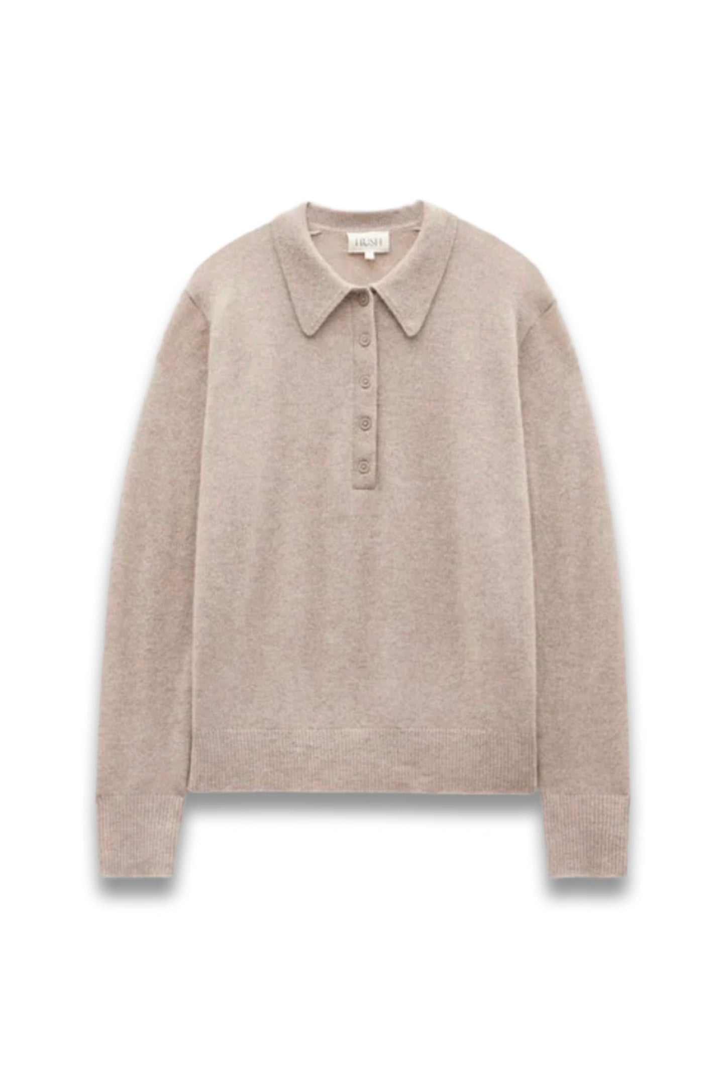 Cashmere Long Sleeve Polo Jumper