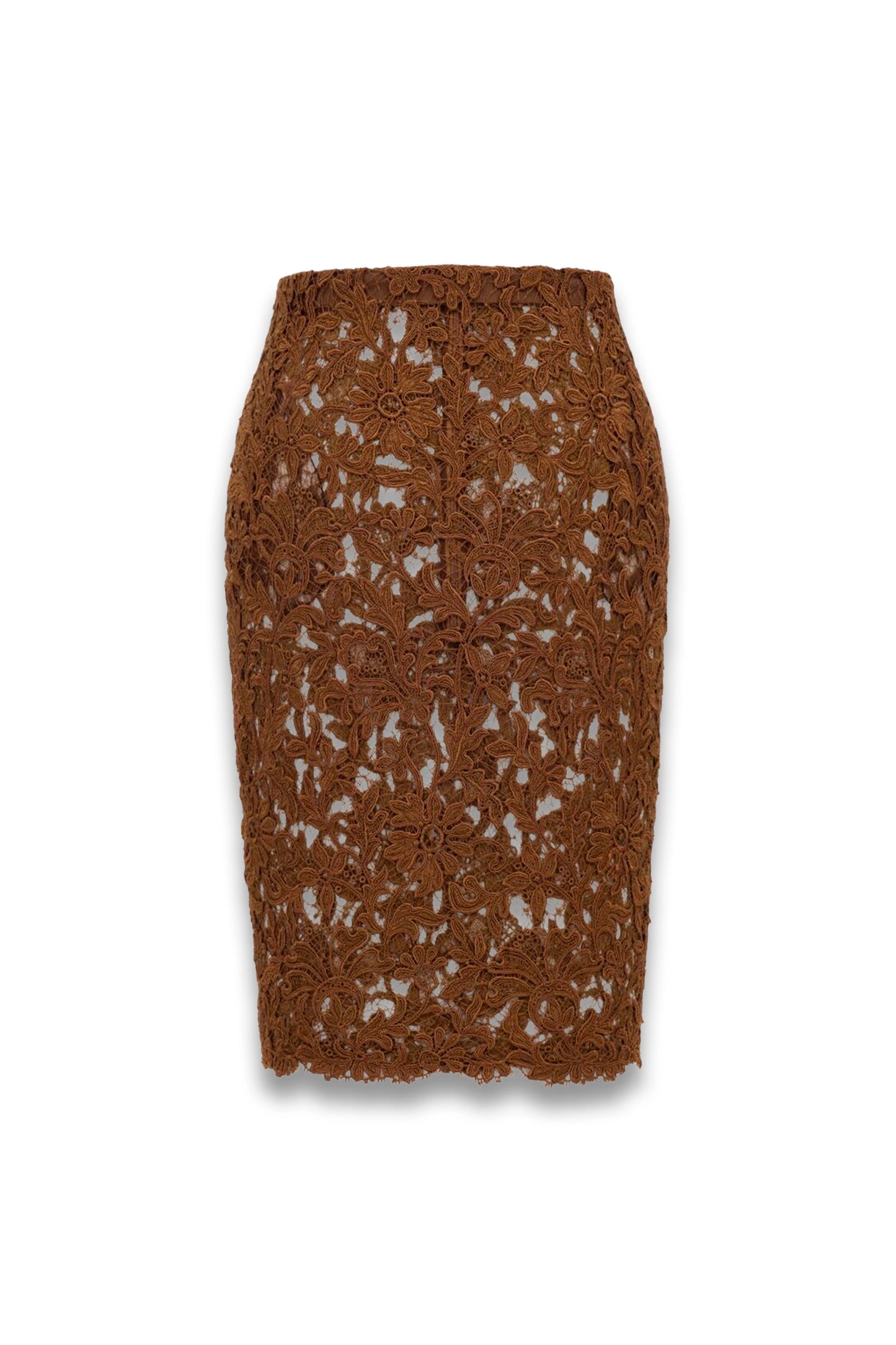 Pencil Skirt in Guipure Lace