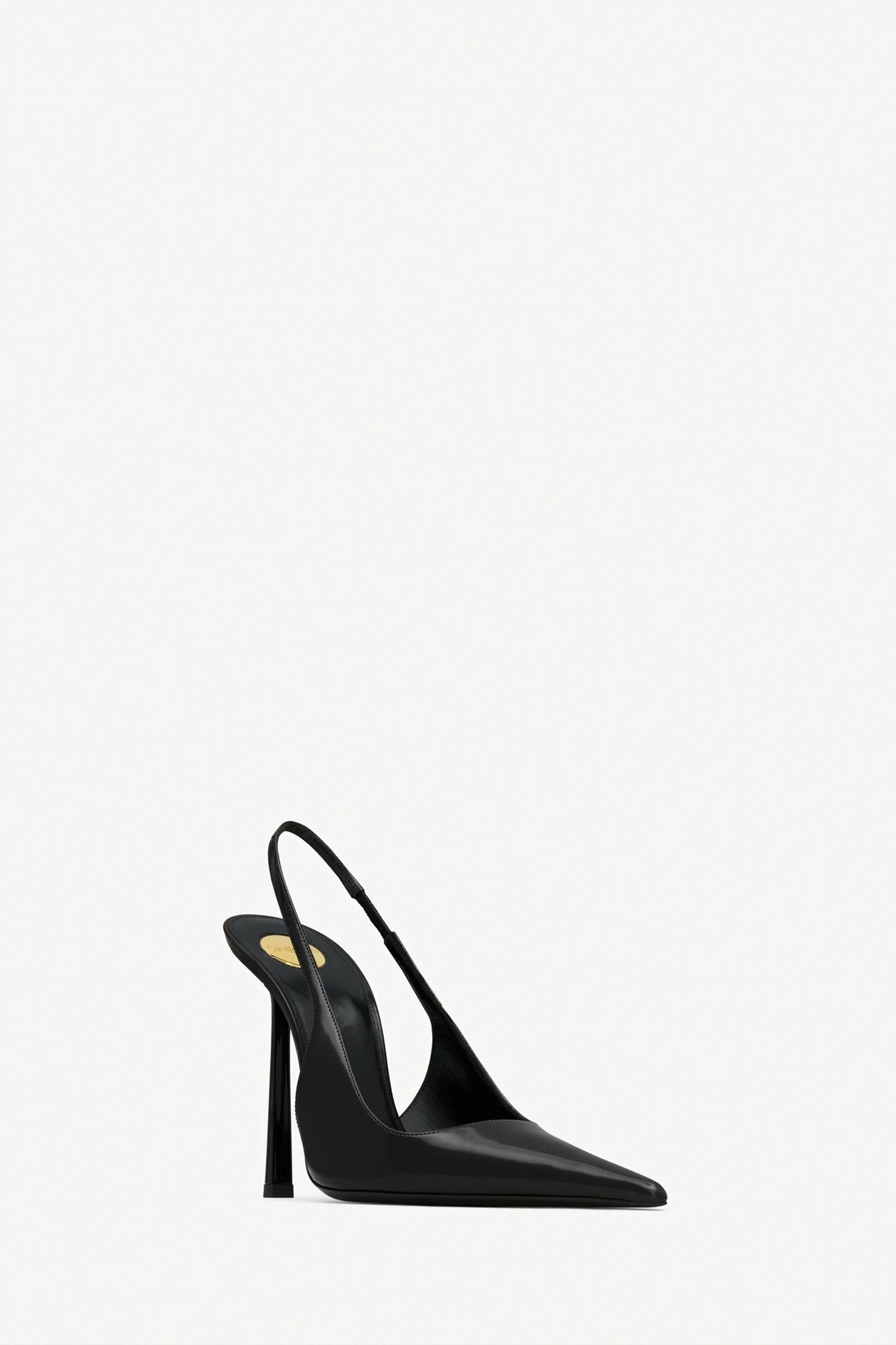 Vendome Slingback Pumps in Glazed Leather