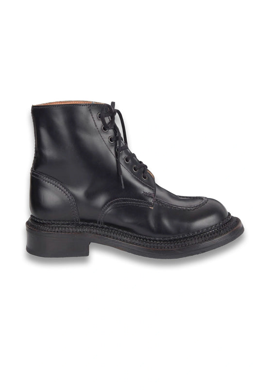 Grenson X Emilia Wickstead Valdine Boots in Black Leather