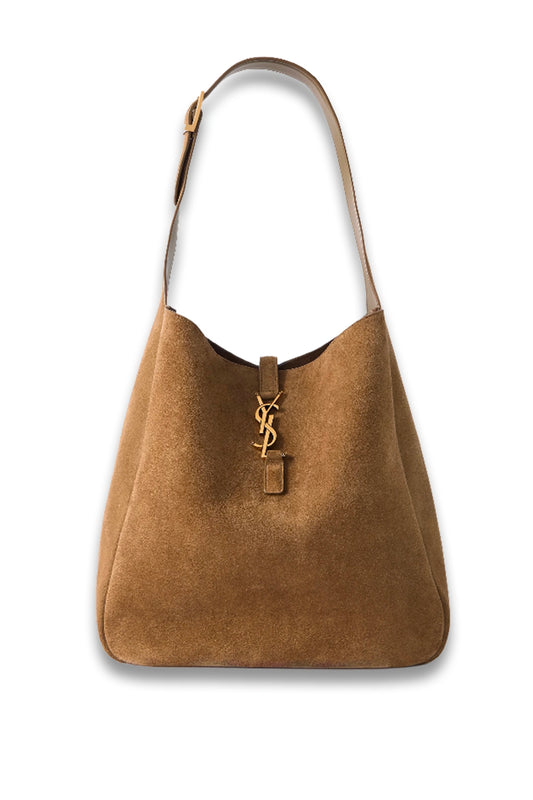 Le 5 à 7 Supple Large Suede Shoulder Bag