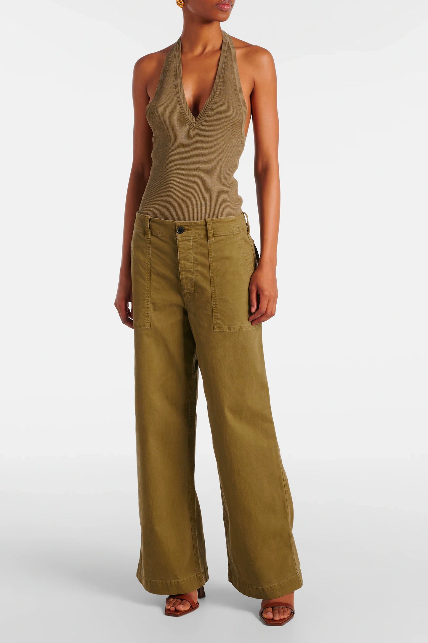 Leon Cotton Wide-leg Pants