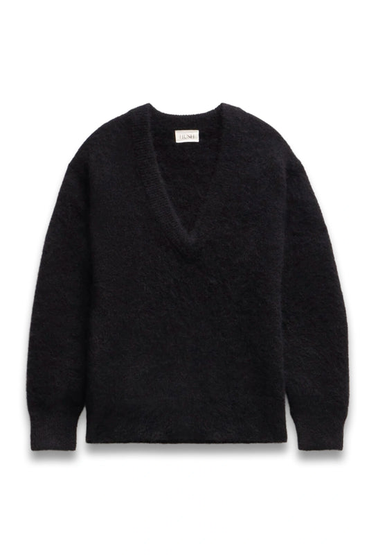 Lacey V Neck Alpaca Blend Jumper
