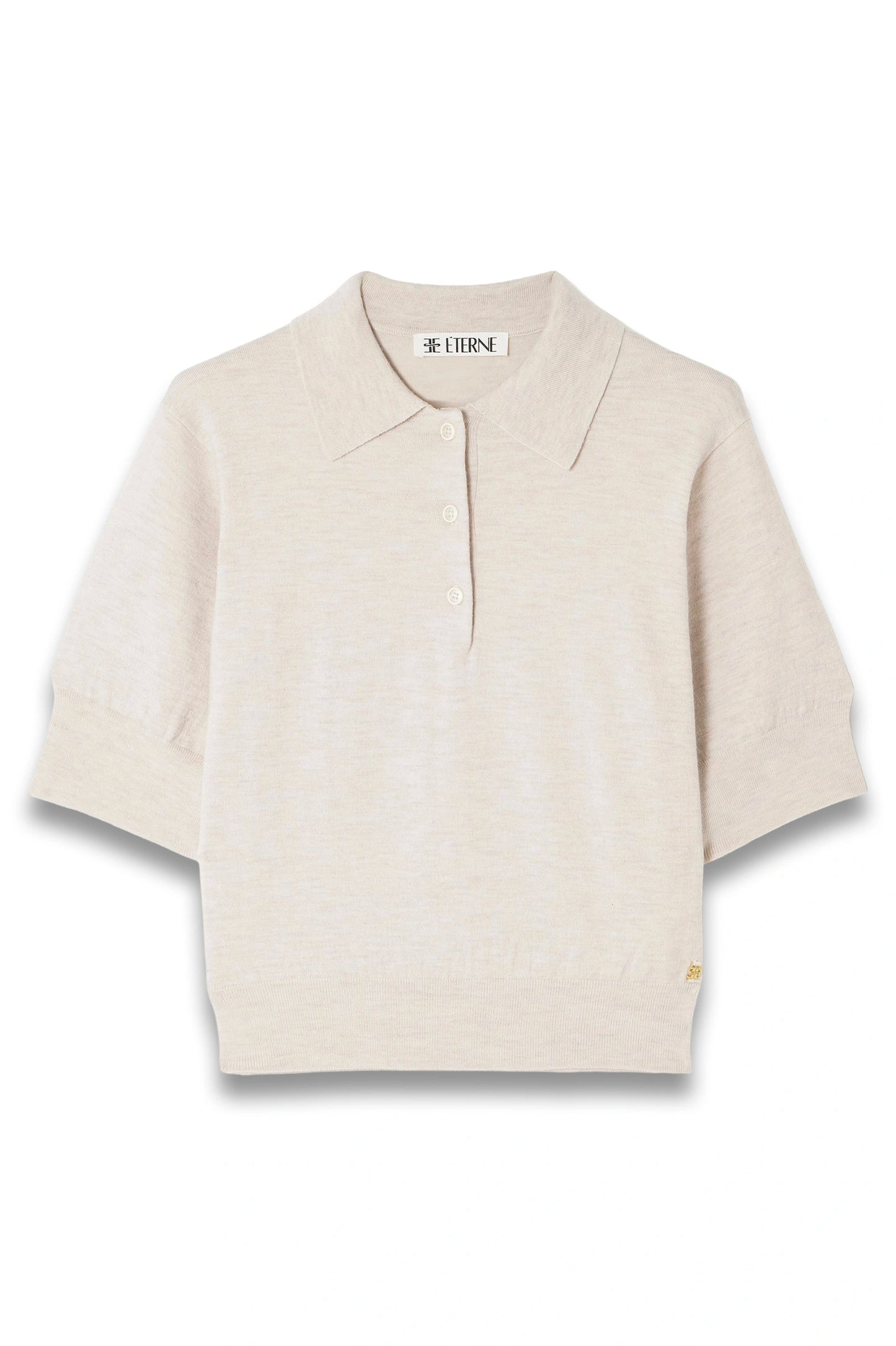 Journey Embellished Cashmere Polo Shirt
