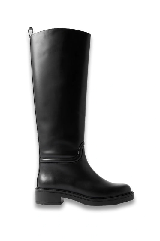 Celia Riding Leather Knee Boots