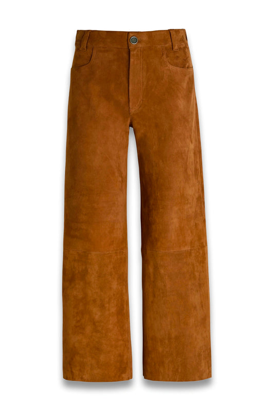 Lilou Stretch-suede Trousers