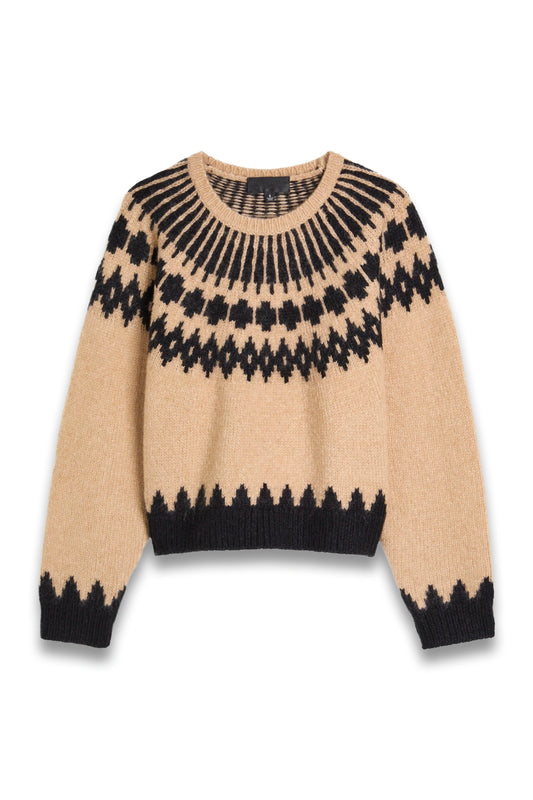 Alena Fair Isle Alpaca-blend Jumper