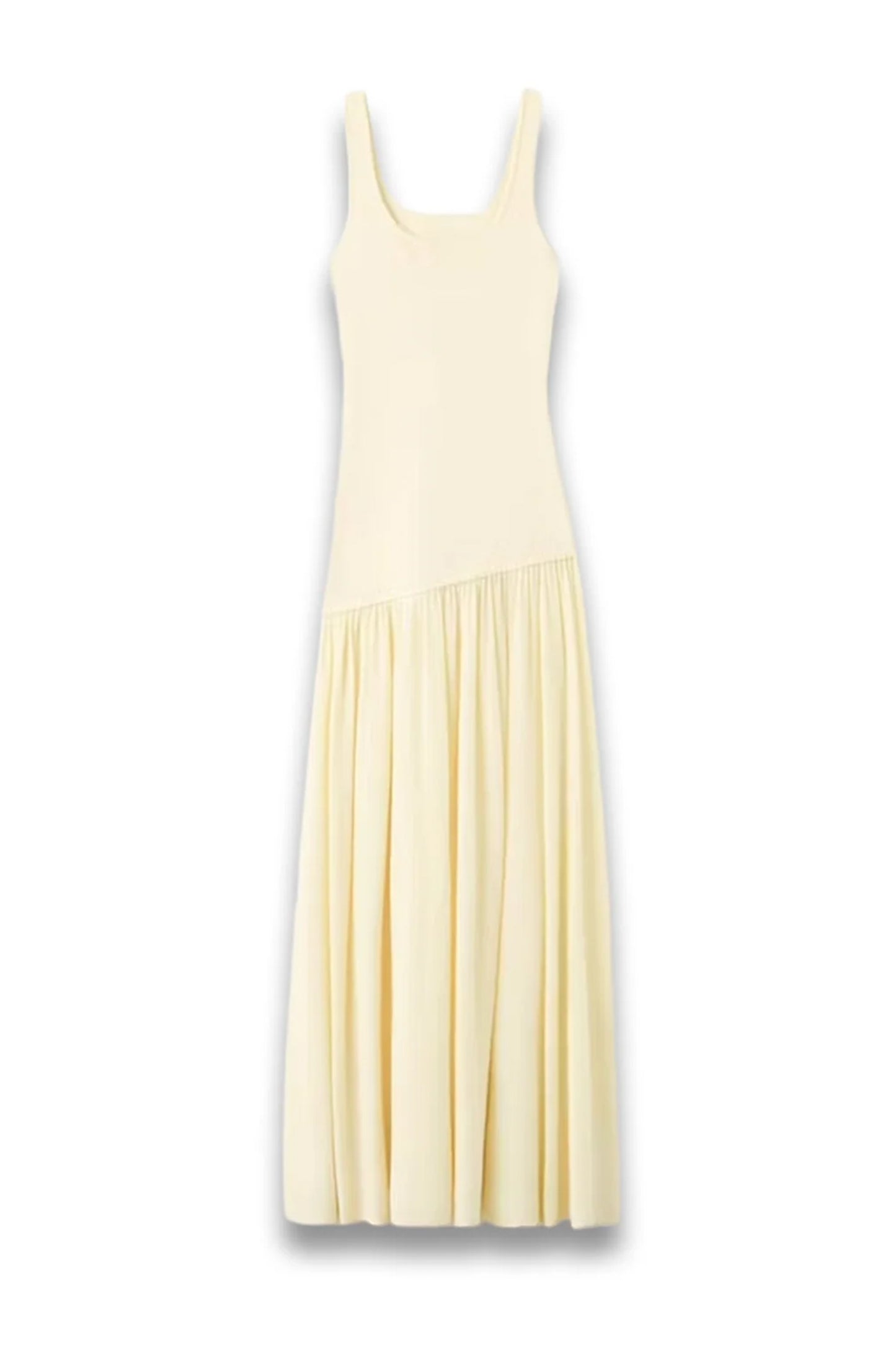 Asymmetric Cut Knitted Dress