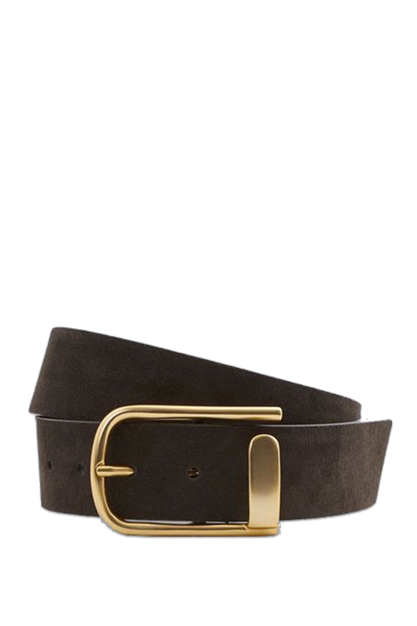Reiss Iyla Leather Half Keeper Belt
